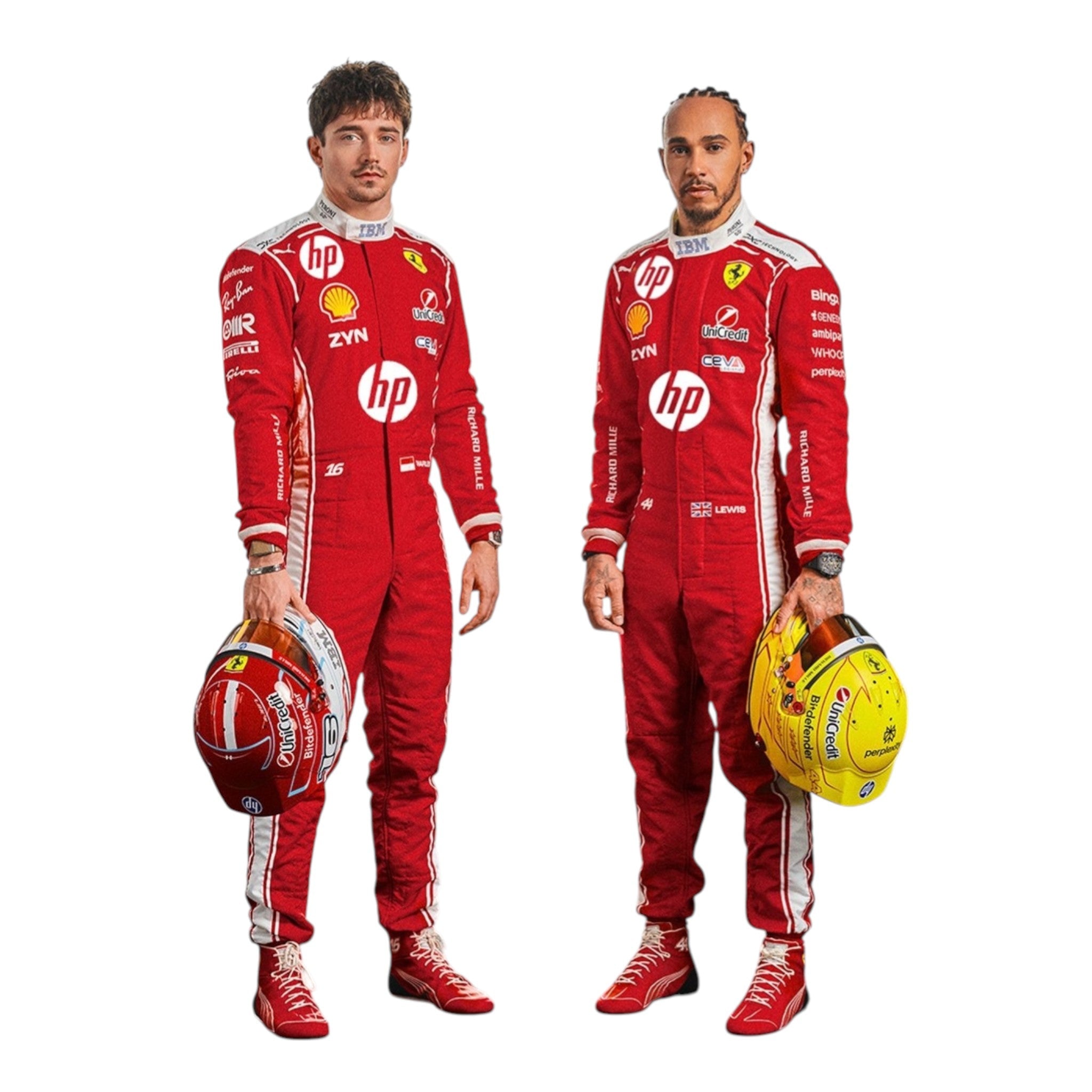 New 2026 Scuderia Ferrari HP Replica F1 Team Race Suit Speedxkarting