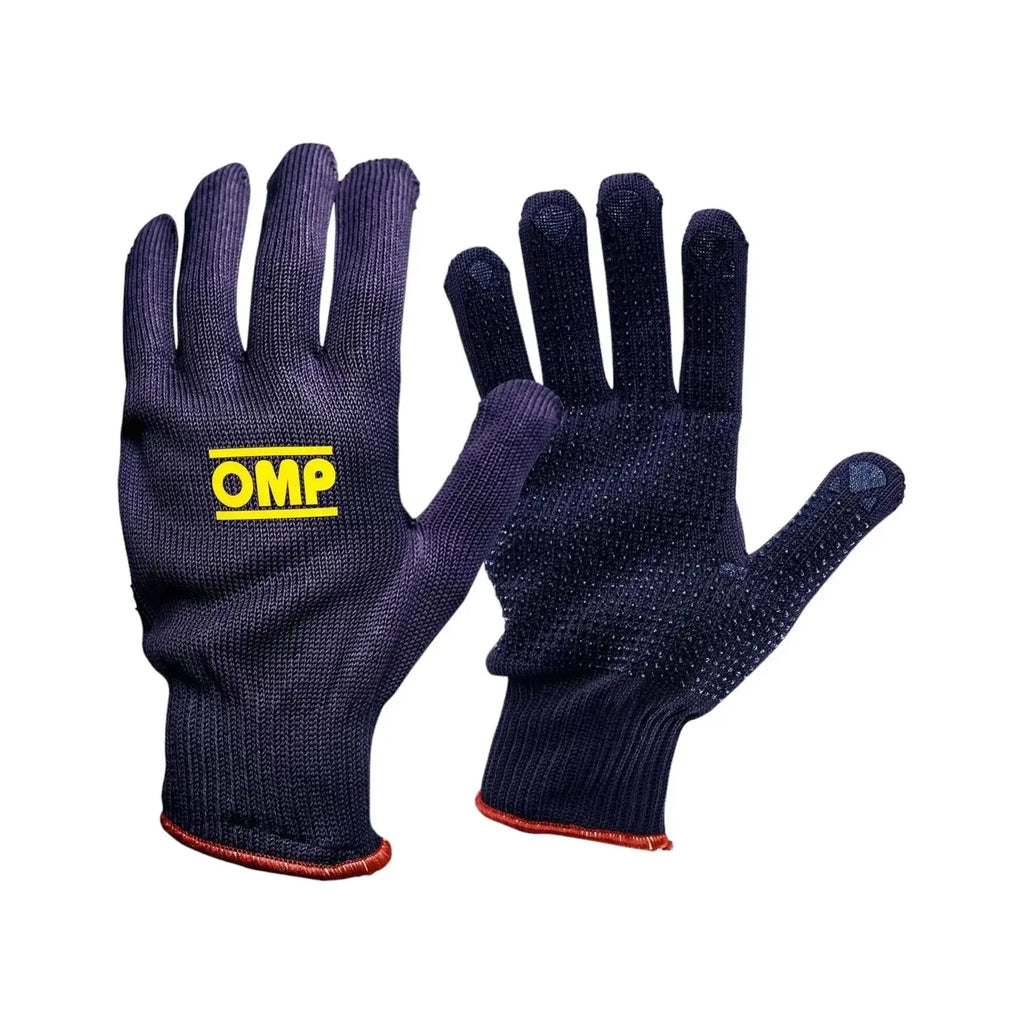 OMP Short Technical Mechanics Gloves | Durable Racing Hand Protection - Speedxcrafts