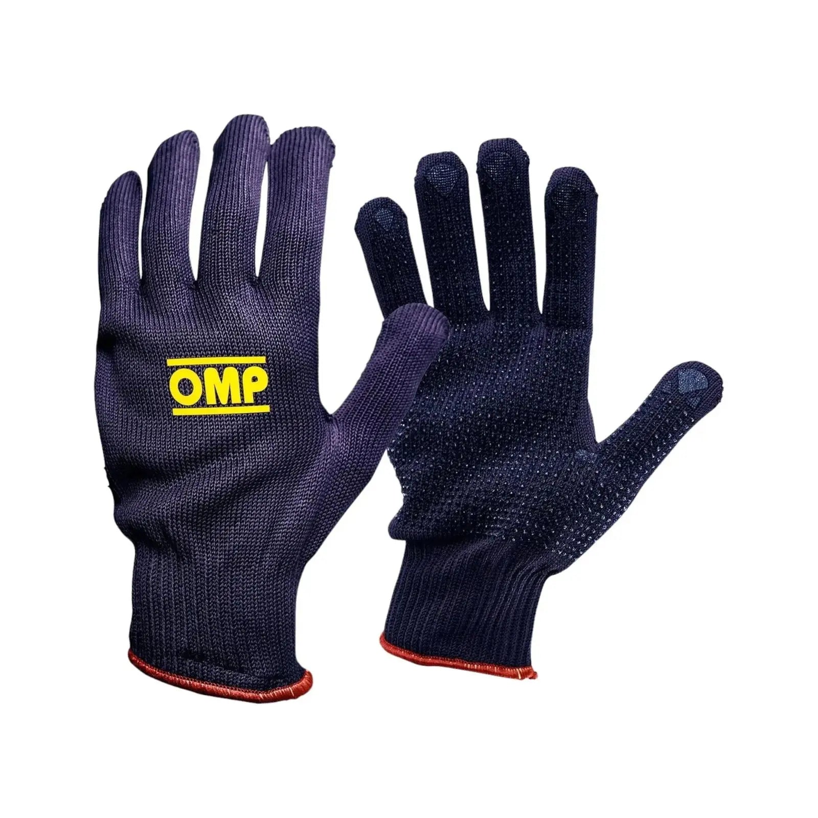 OMP Short Technical Mechanics Gloves | Durable Racing Hand Protection - Speedxcrafts