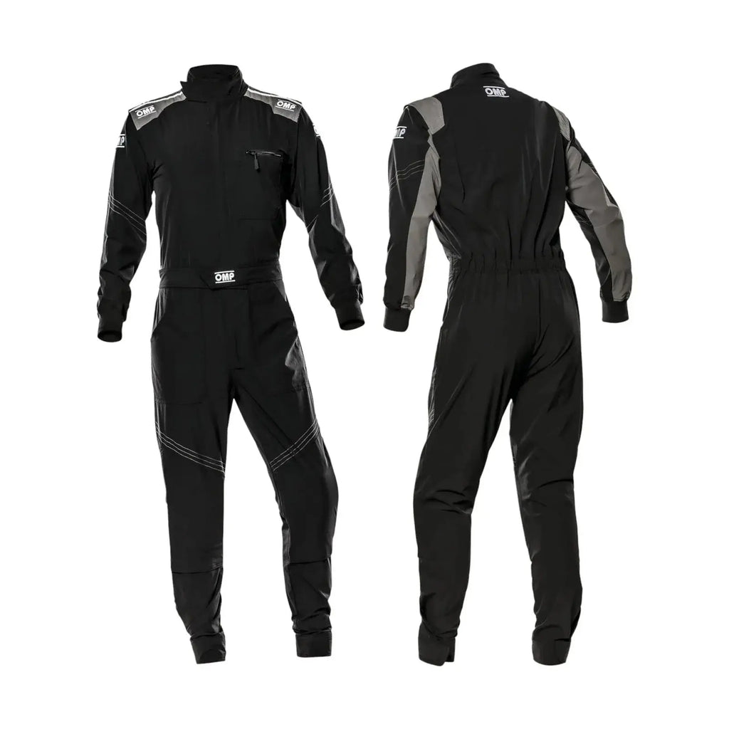 OMP X Mechanic Stretch Overalls | Black High-Performance Workwear - Speedxcrafts