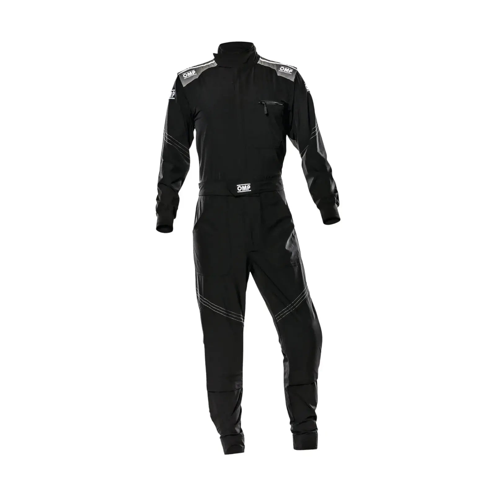 OMP X Mechanic Stretch Overalls | Black High-Performance Workwear - Speedxcrafts