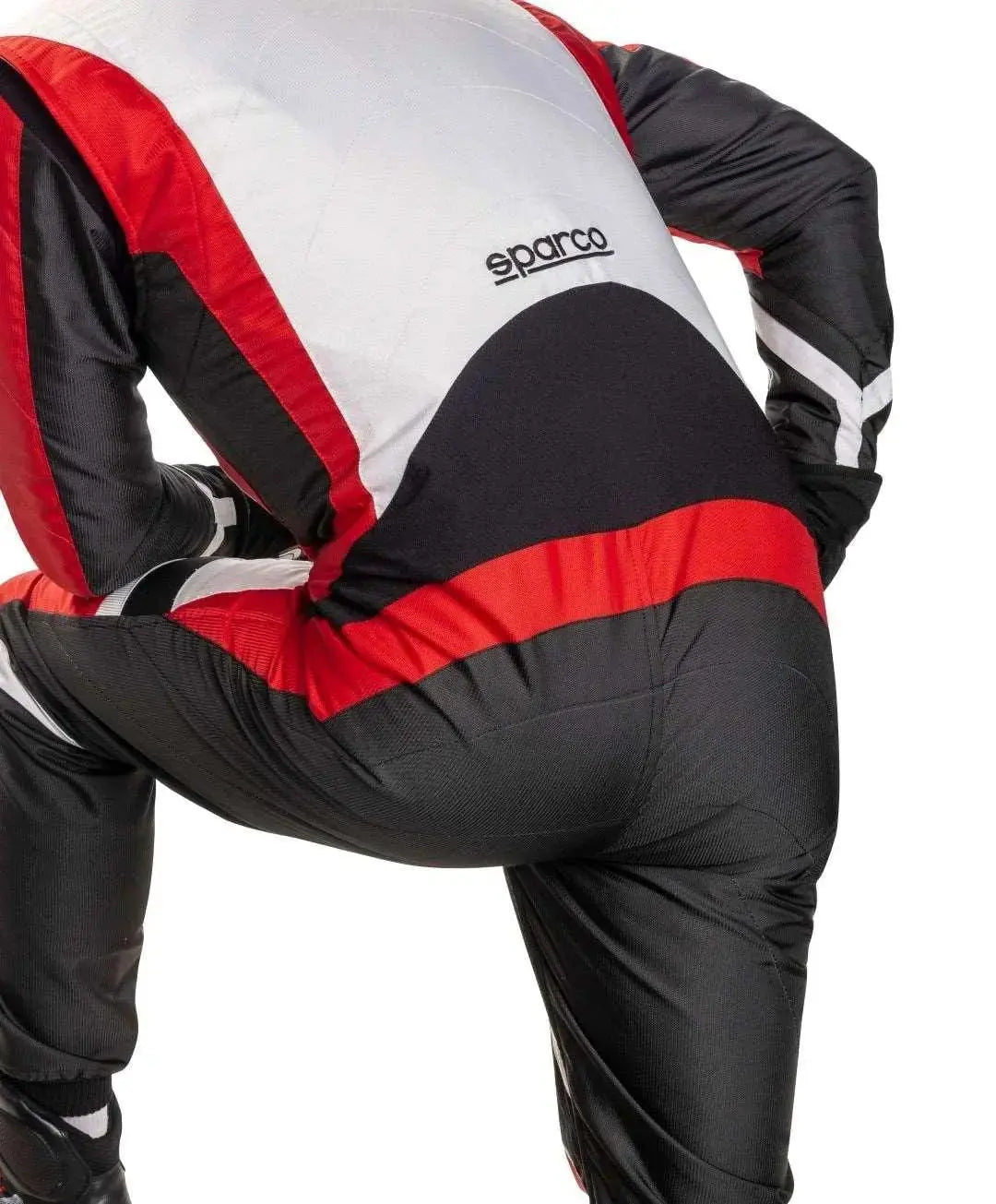 Sparco X-Light KS-7 Replica Kart Suit - Black/Grey Lightweight Racing - Speedxcrafts