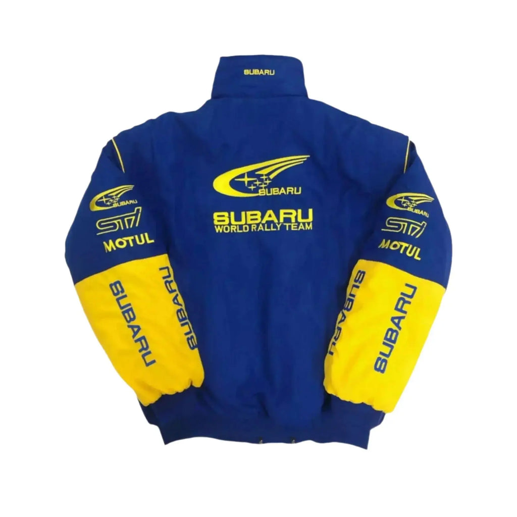 Subaru F1 Racing Thicken Style Embroidered Jacket