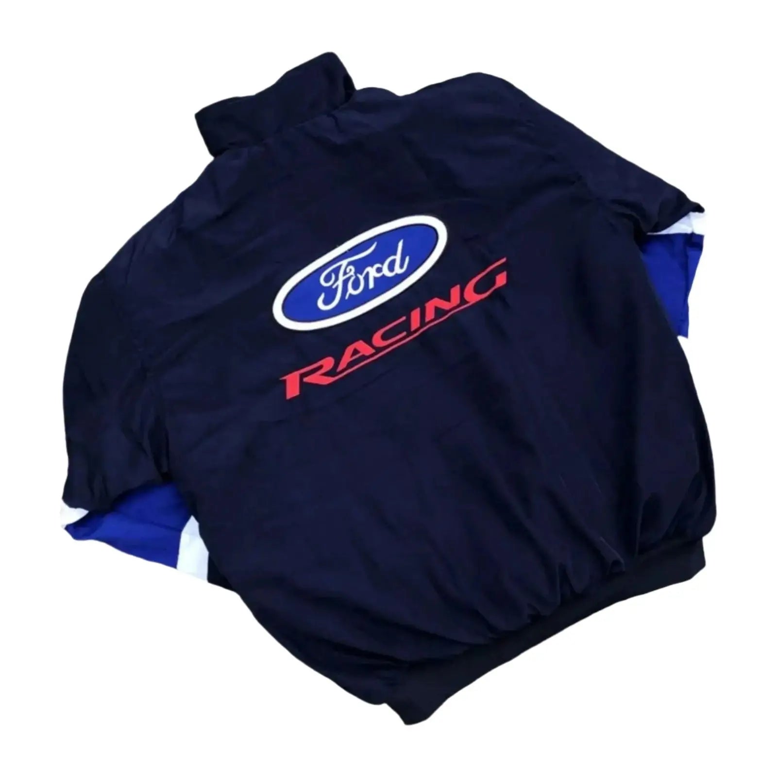 Vintage Ford F1 Racing Bomber Jacket - Embroidered Motorsport Gear - Speedxcrafts