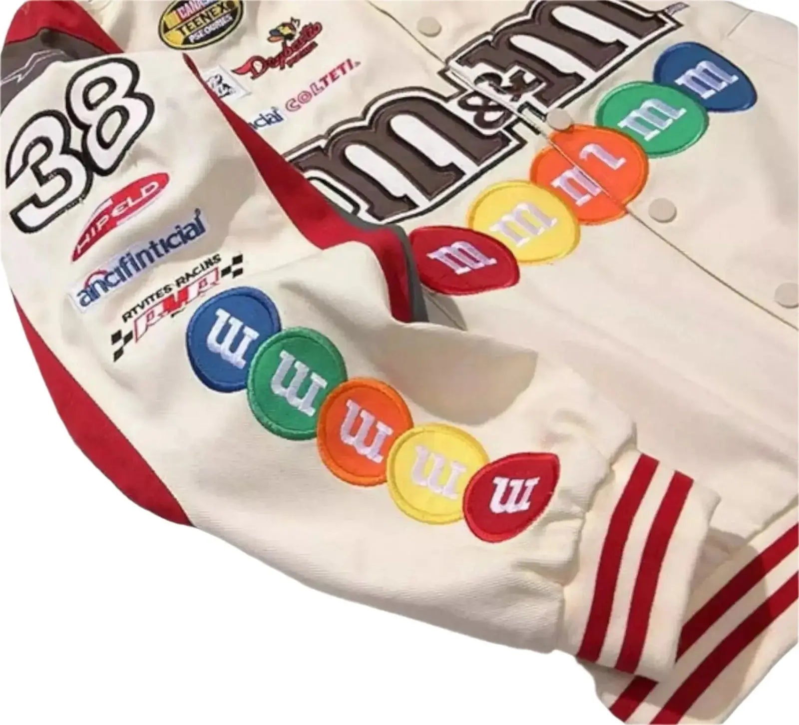 Vintage M&M Racing Jacket - Embroidered Classic Motorsport Gear