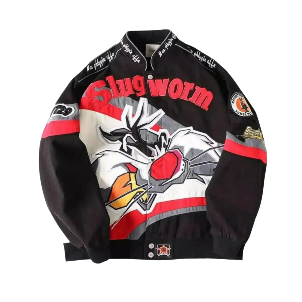 Vintage Slugworm Racing Jacket - Thickened Motorsport Apparel