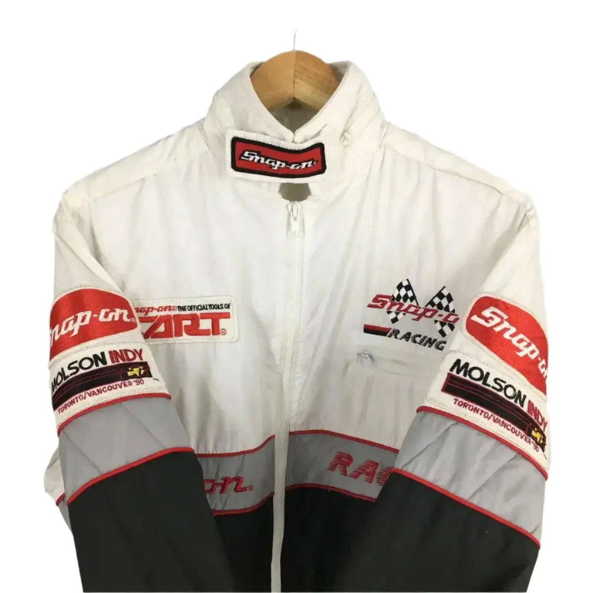 Vintage Snap On Racing Embroidered Multicolor F1 Team Jacket - Speedxcrafts