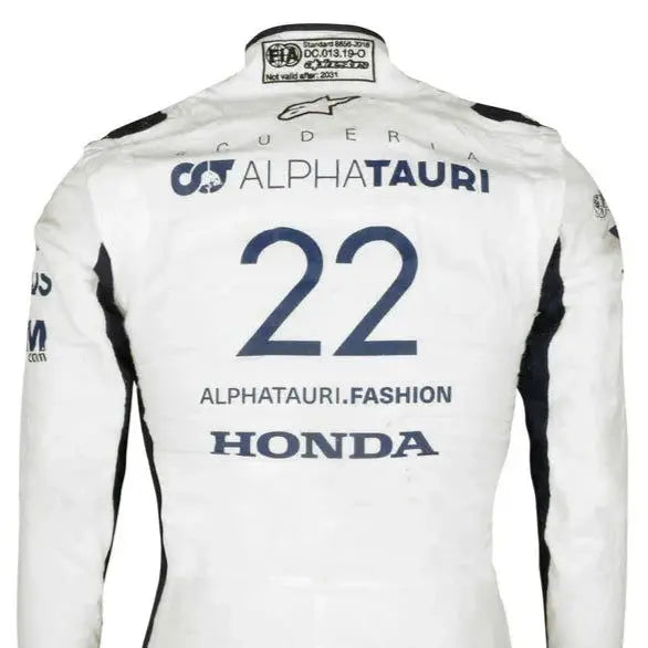 Yuki Tsunoda 2021 Replica F1 Suit - AlphaTauri Rookie Season
